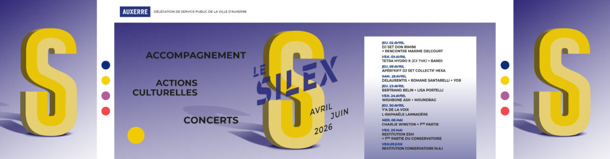 Le Silex concerts janvier – mai 2026